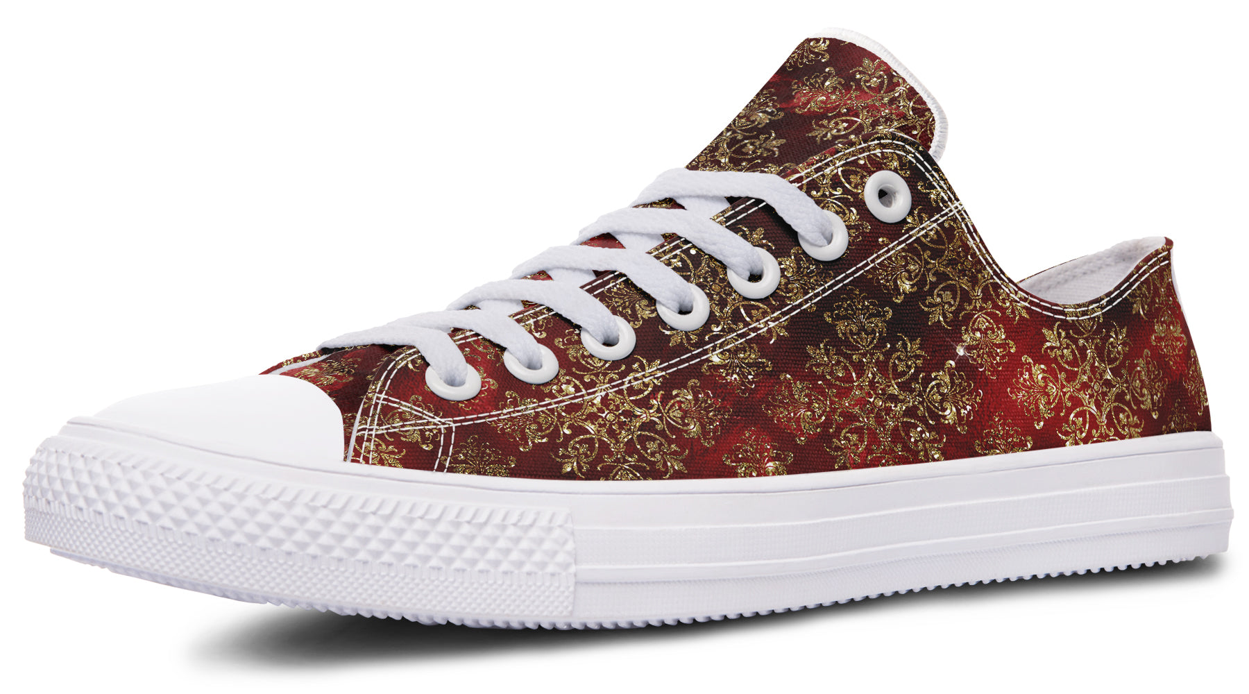 Christmas Wrapping Paper Low Tops