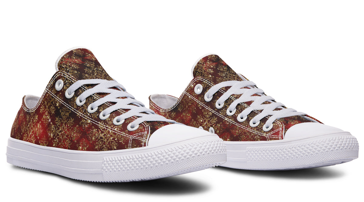 Christmas Wrapping Paper Low Tops