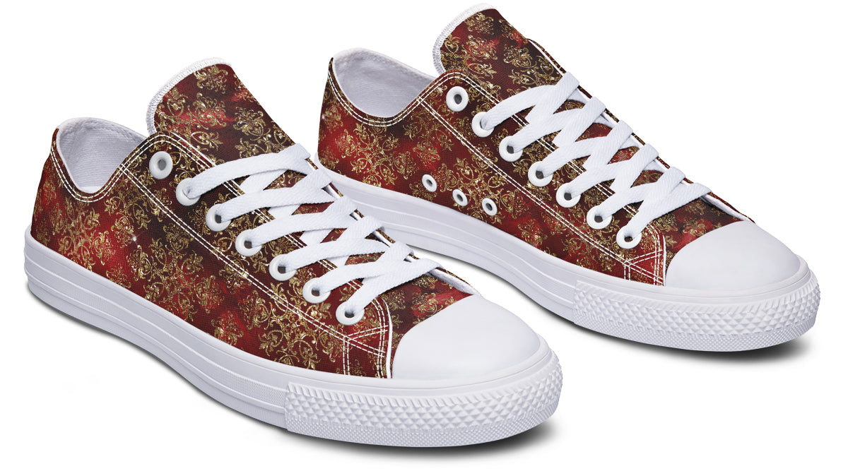 Christmas Wrapping Paper Low Tops