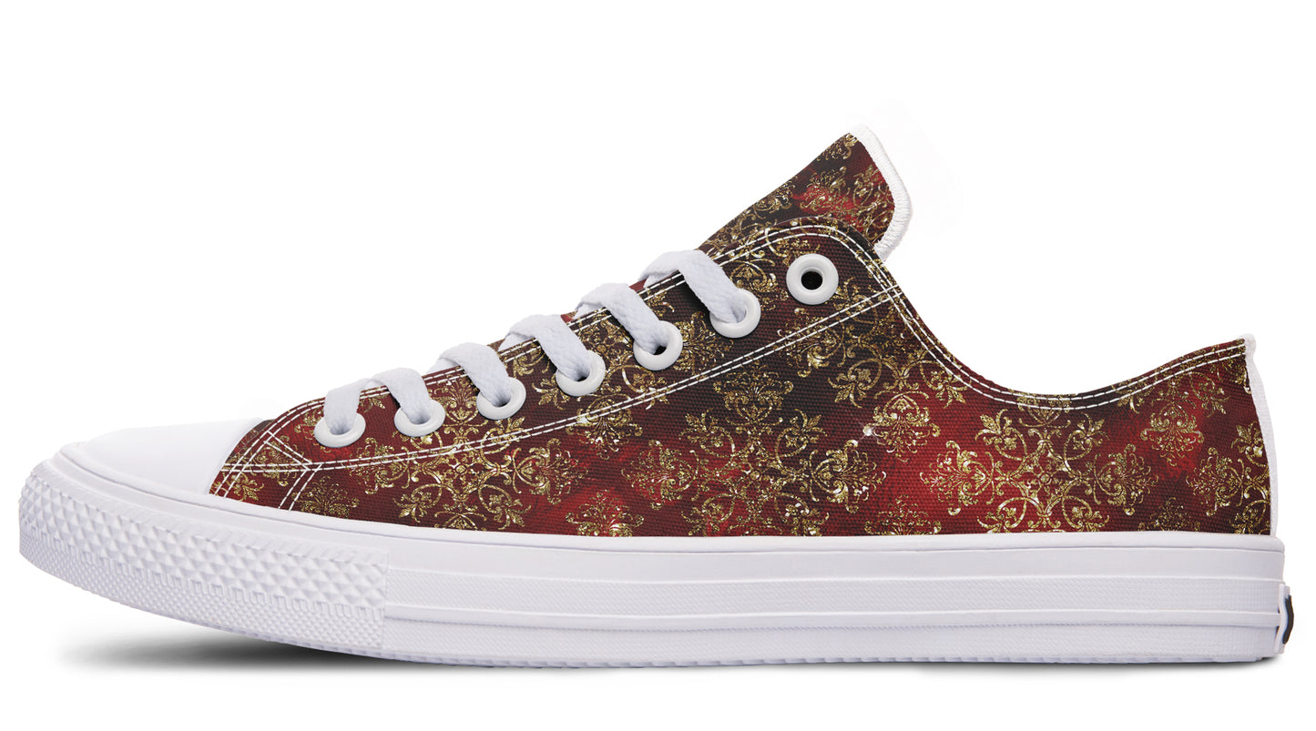 Christmas Wrapping Paper Low Tops