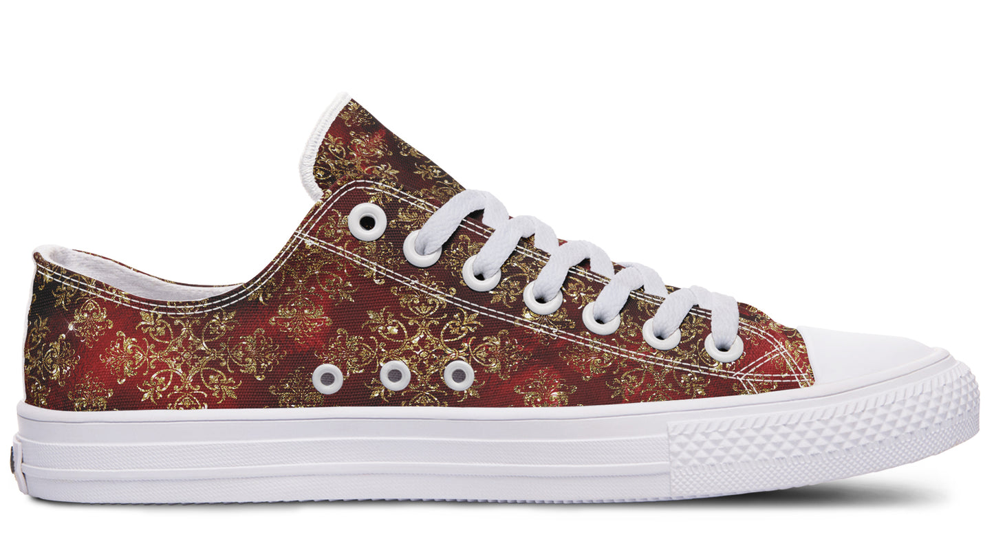 Christmas Wrapping Paper Low Tops