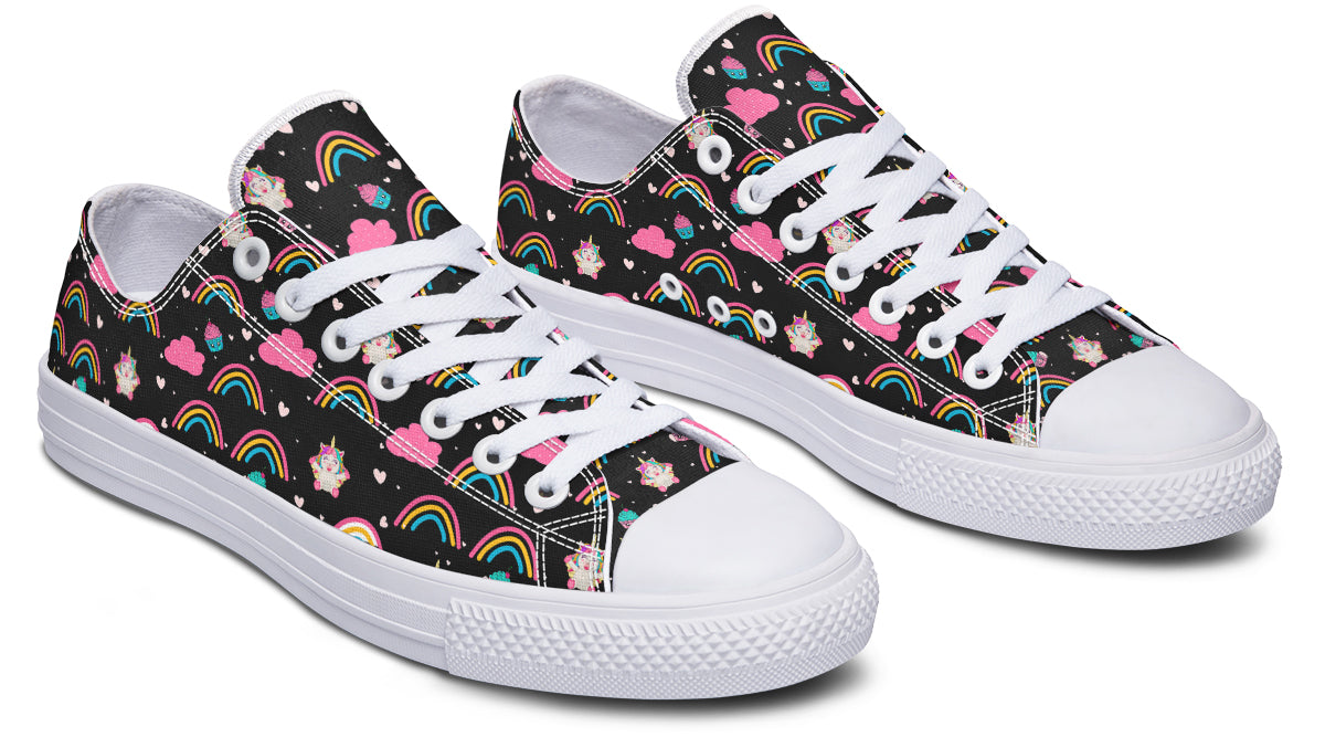 Cutesy Unicorns Low Tops