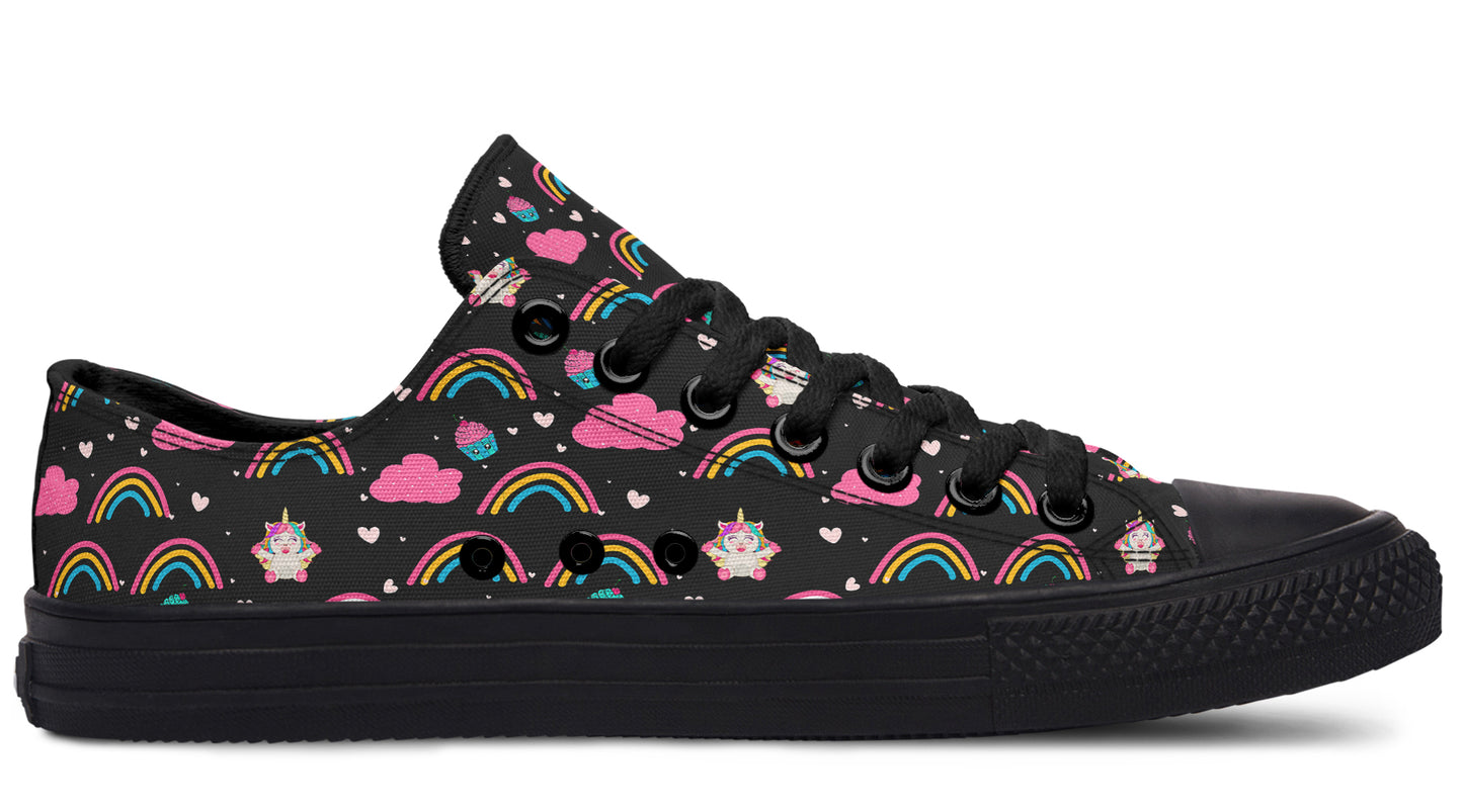 Cutesy Unicorns Low Tops