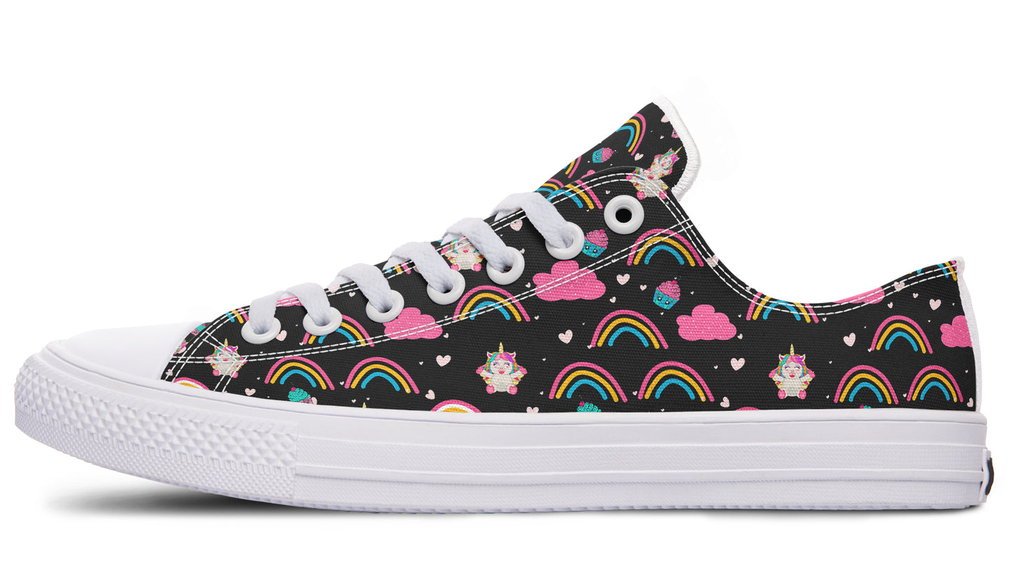 Cutesy Unicorns Low Tops