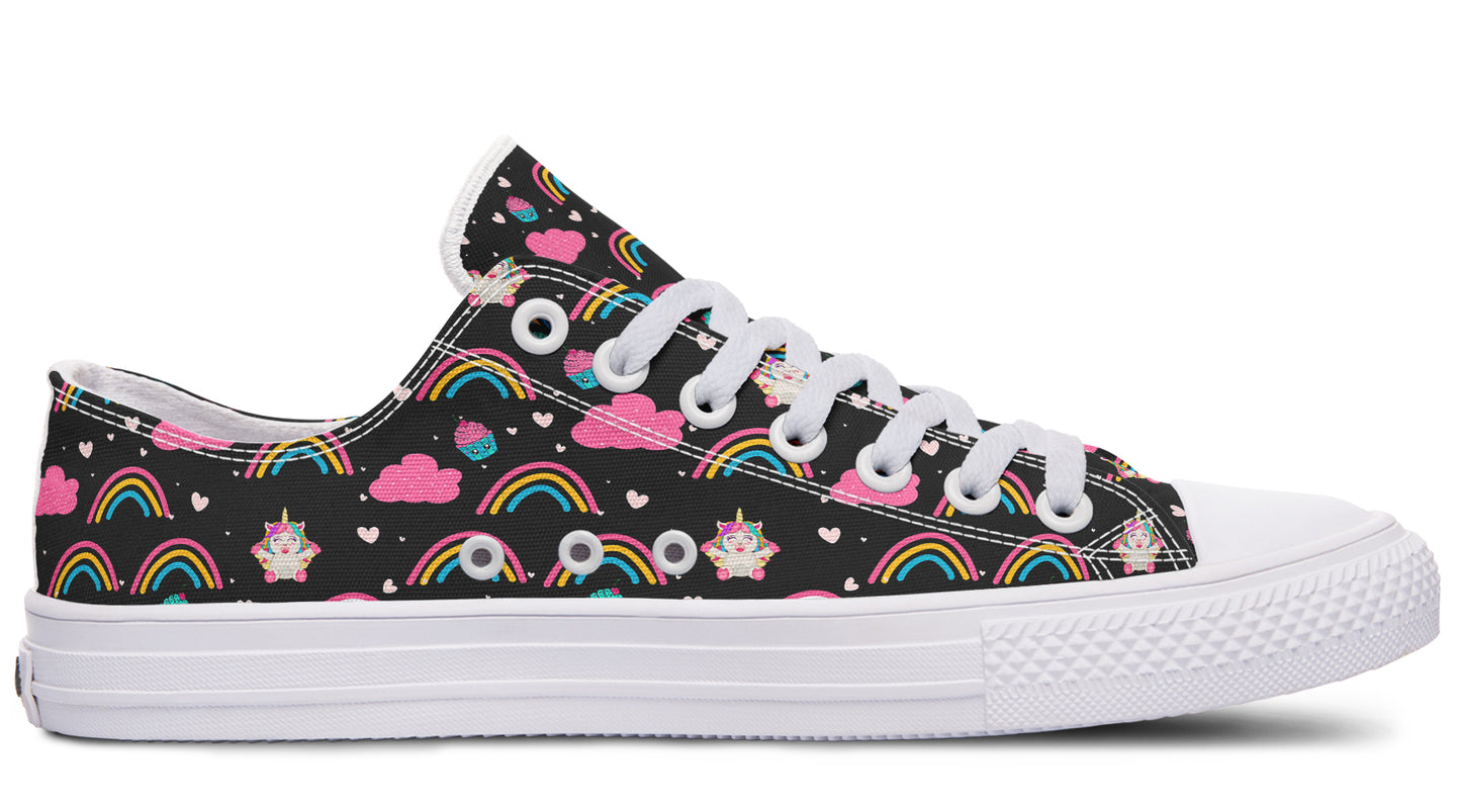 Cutesy Unicorns Low Tops