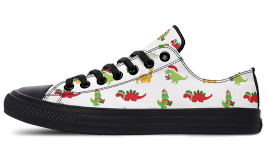 Dino Christmas Low Tops