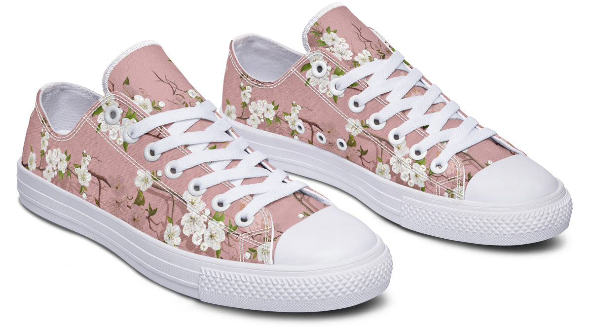 Peach Blossoms Low Tops