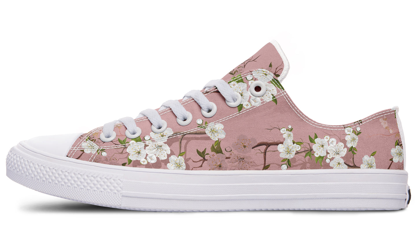 Peach Blossoms Low Tops