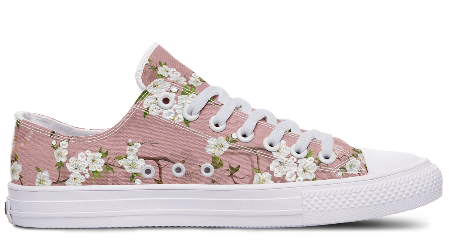 Peach Blossoms Low Tops