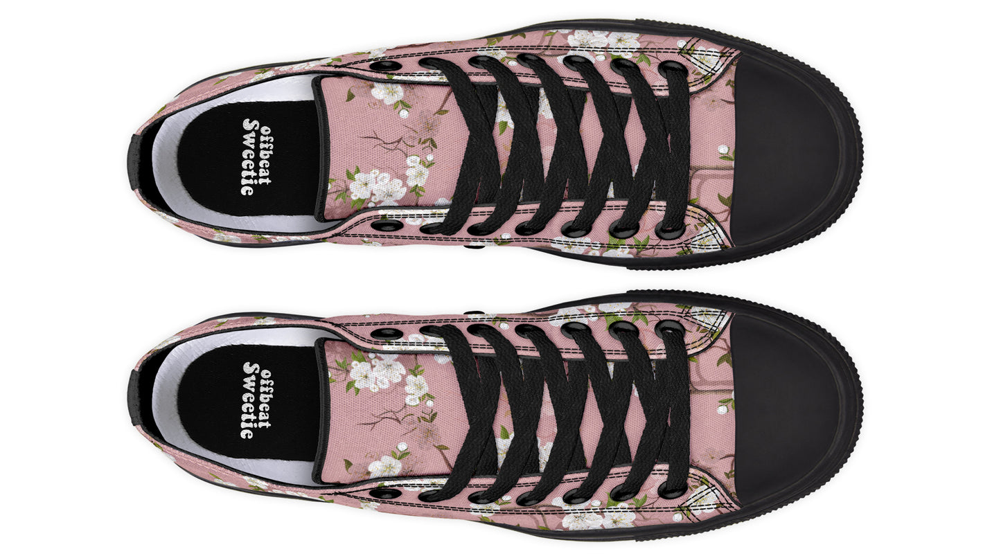 Peach Blossoms Low Tops