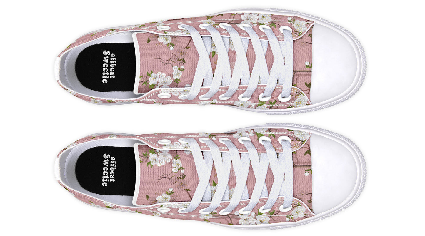 Peach Blossoms Low Tops