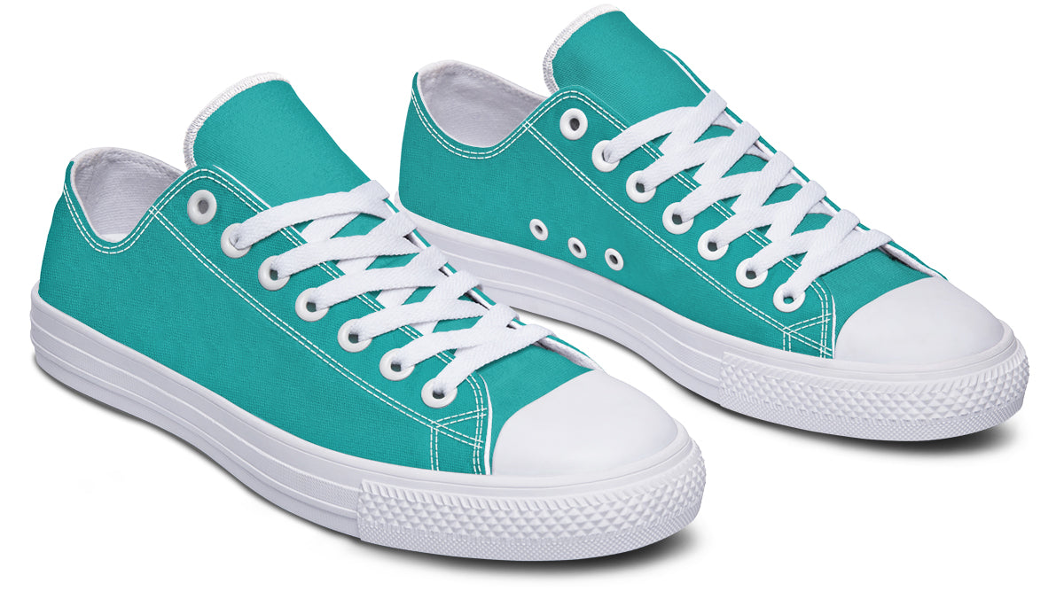 Pennyroyal Teal Low Tops