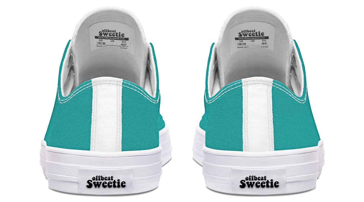 Pennyroyal Teal Low Tops