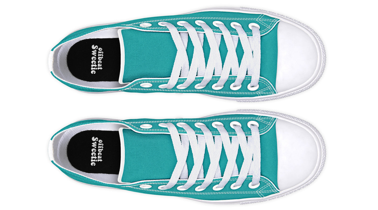 Pennyroyal Teal Low Tops