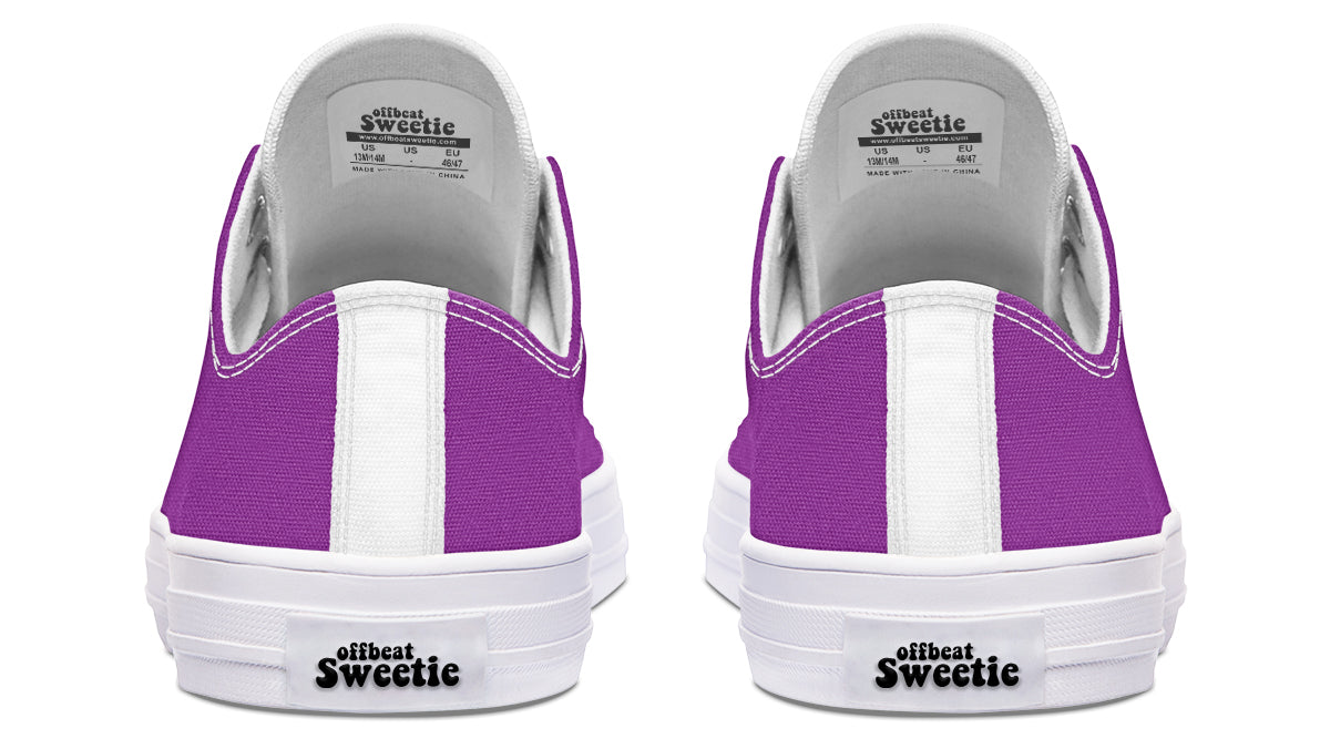 Purple Reign Low Tops