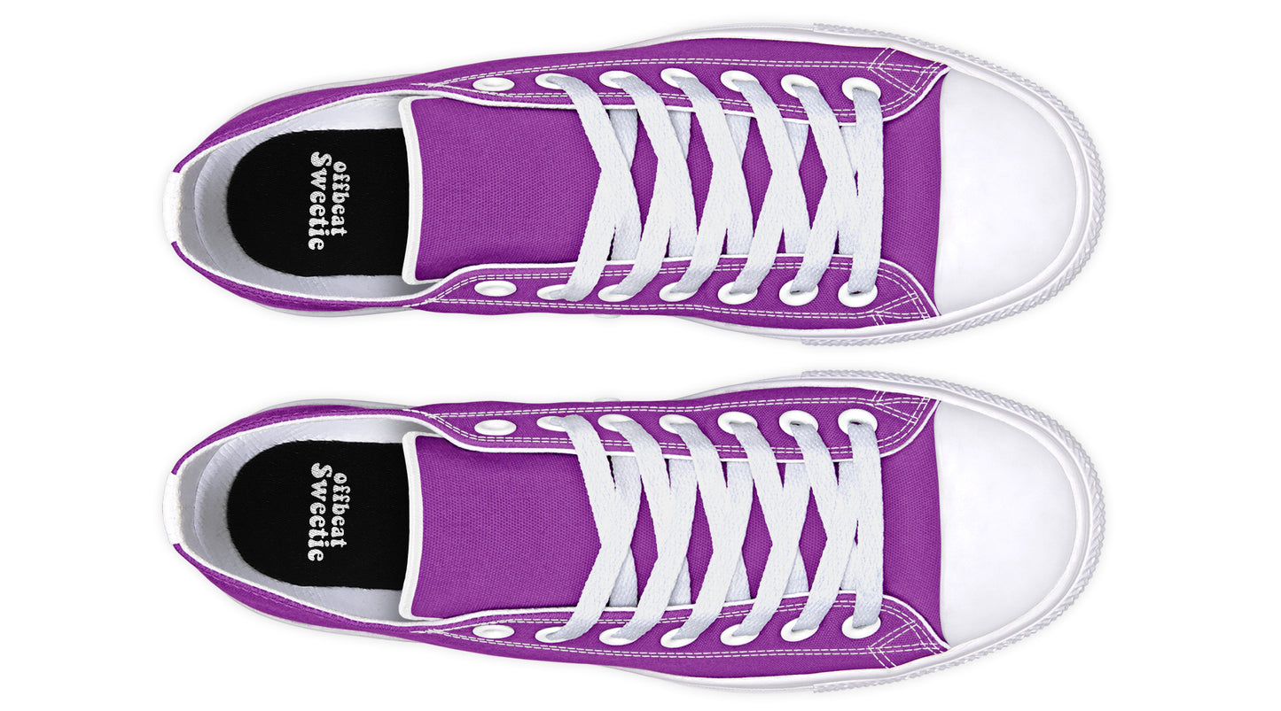 Purple Reign Low Tops