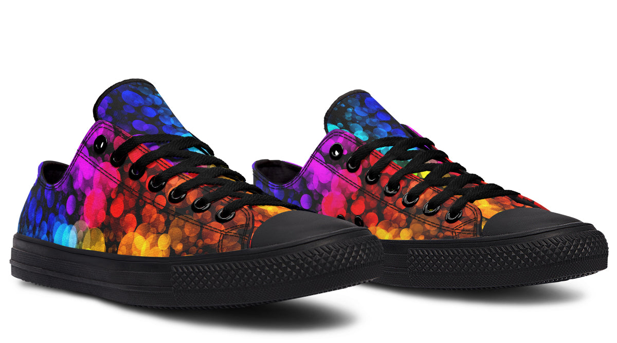 Rainbow Bubbles Low Tops