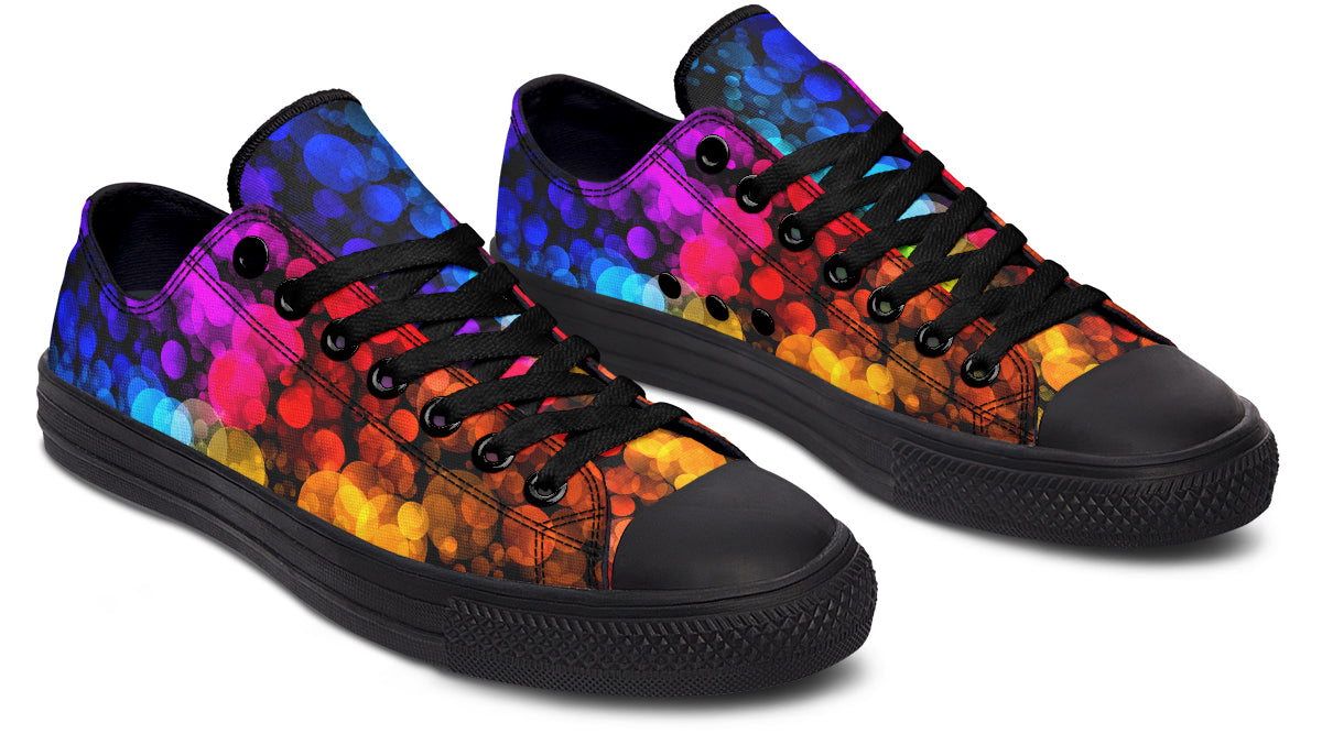 Rainbow Bubbles Low Tops