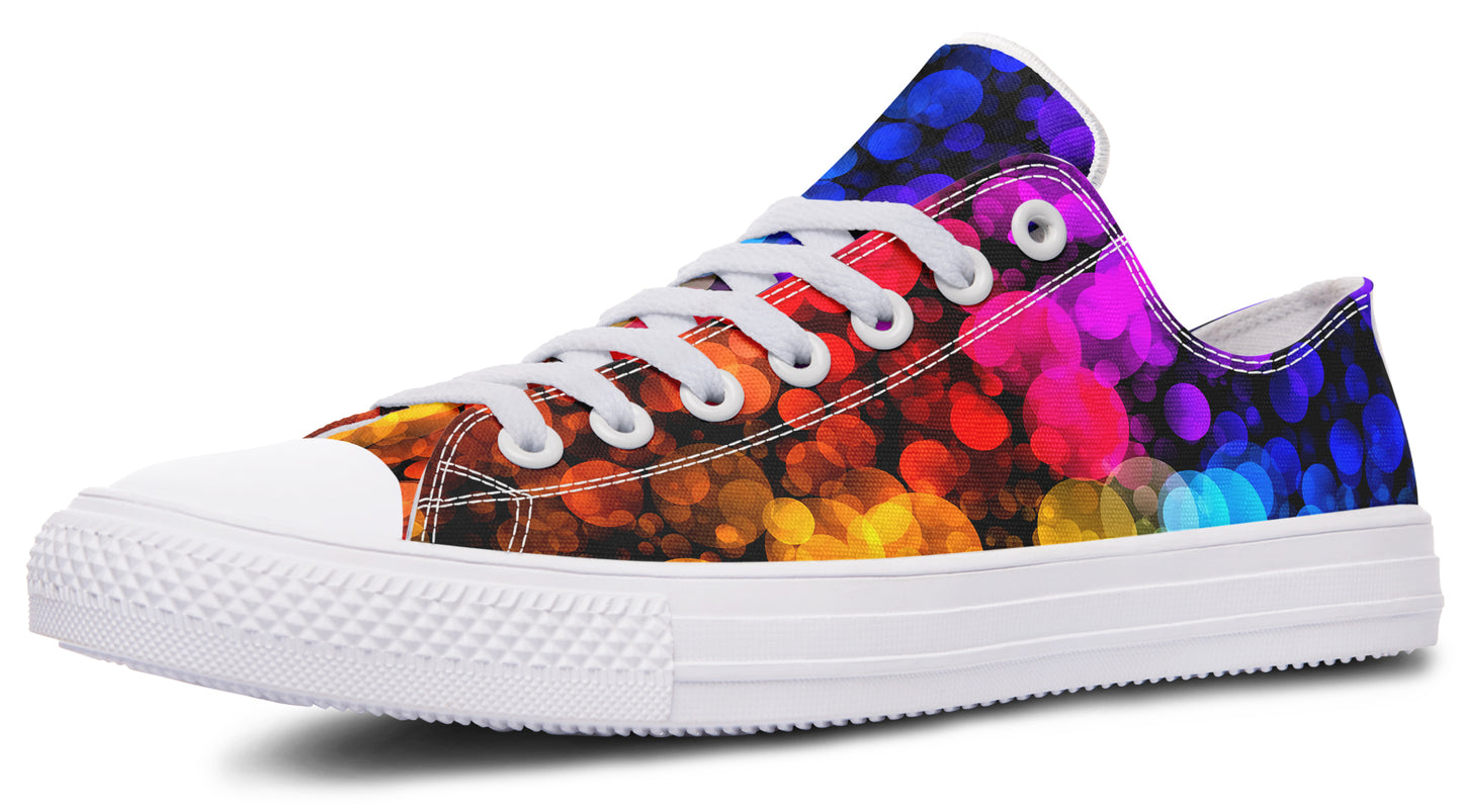 Rainbow Bubbles Low Tops