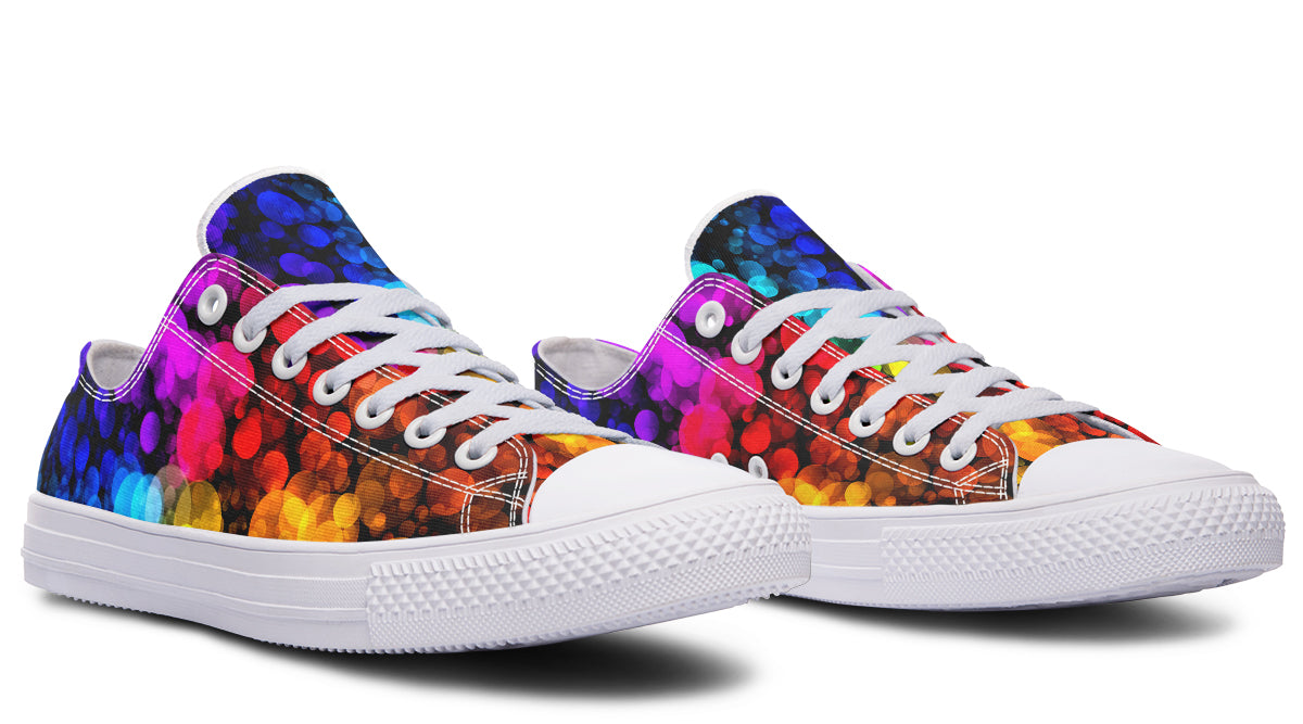 Rainbow Bubbles Low Tops