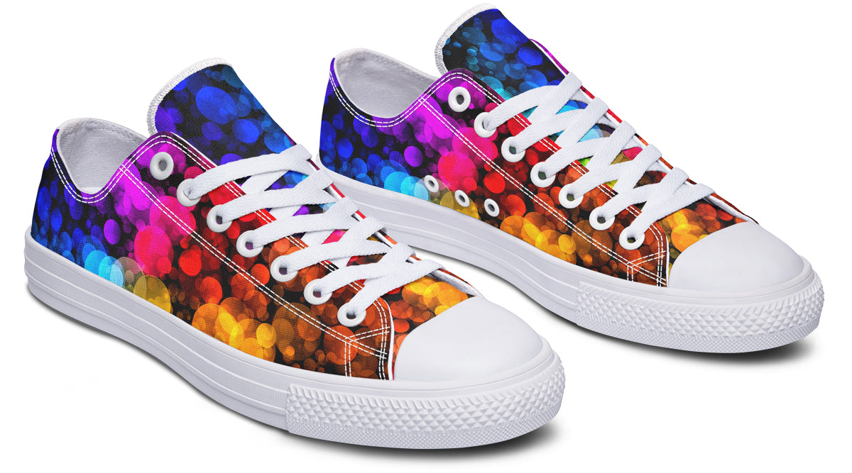 Rainbow Bubbles Low Tops