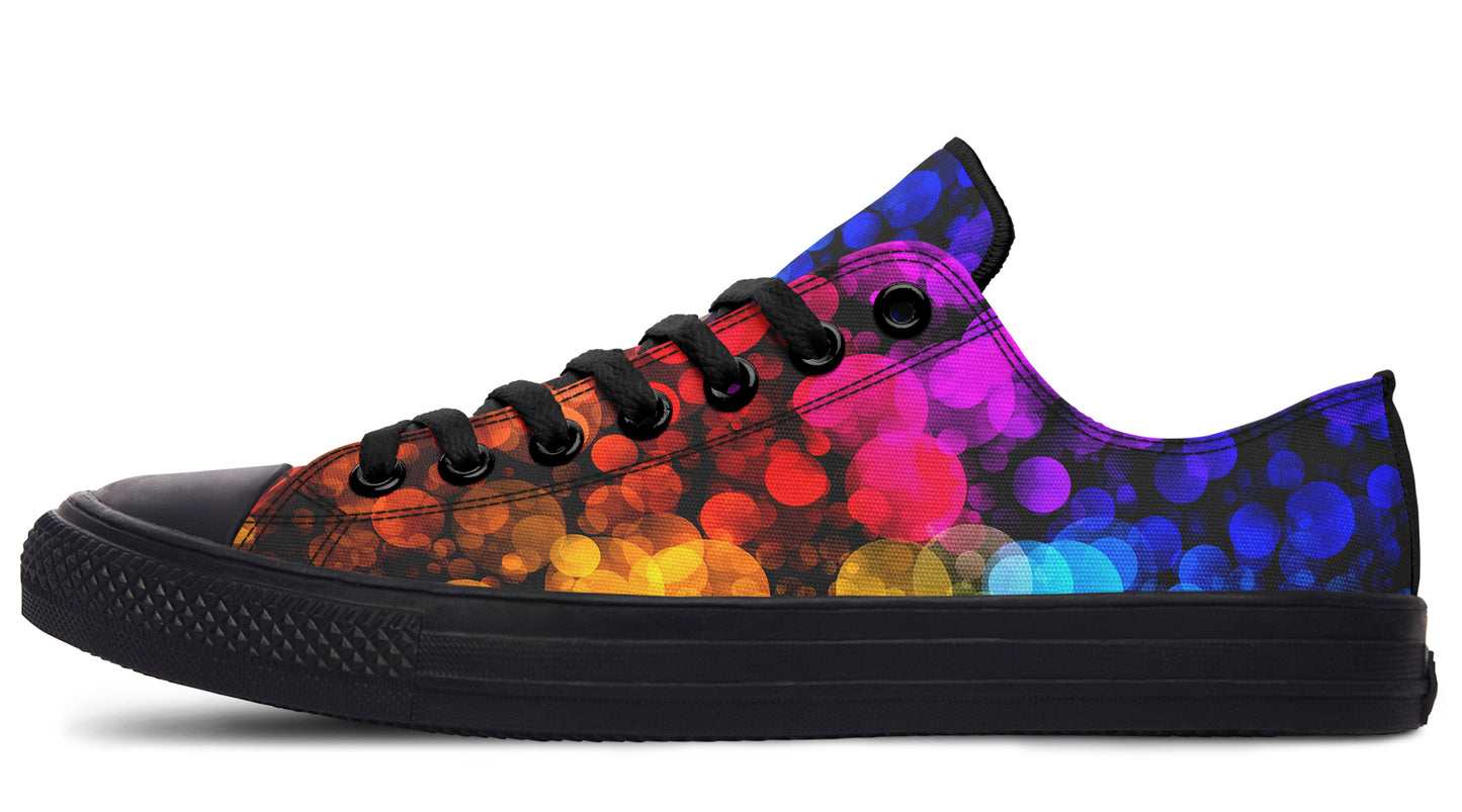 Rainbow Bubbles Low Tops