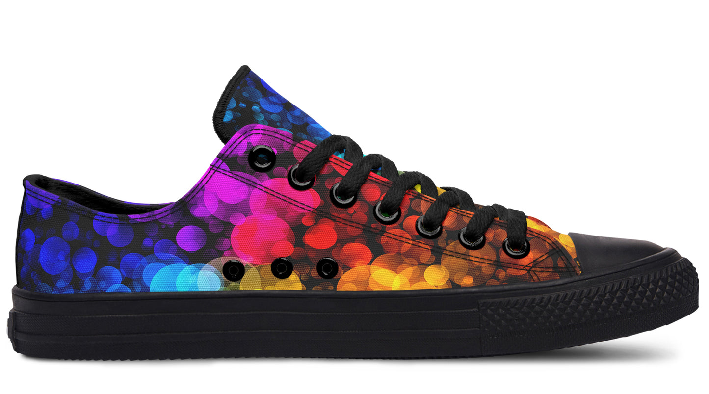 Rainbow Bubbles Low Tops