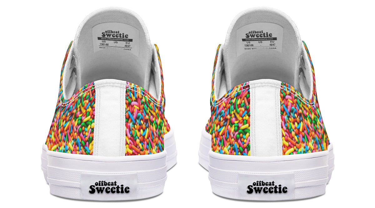 Rainbow Sprinkles Low Tops