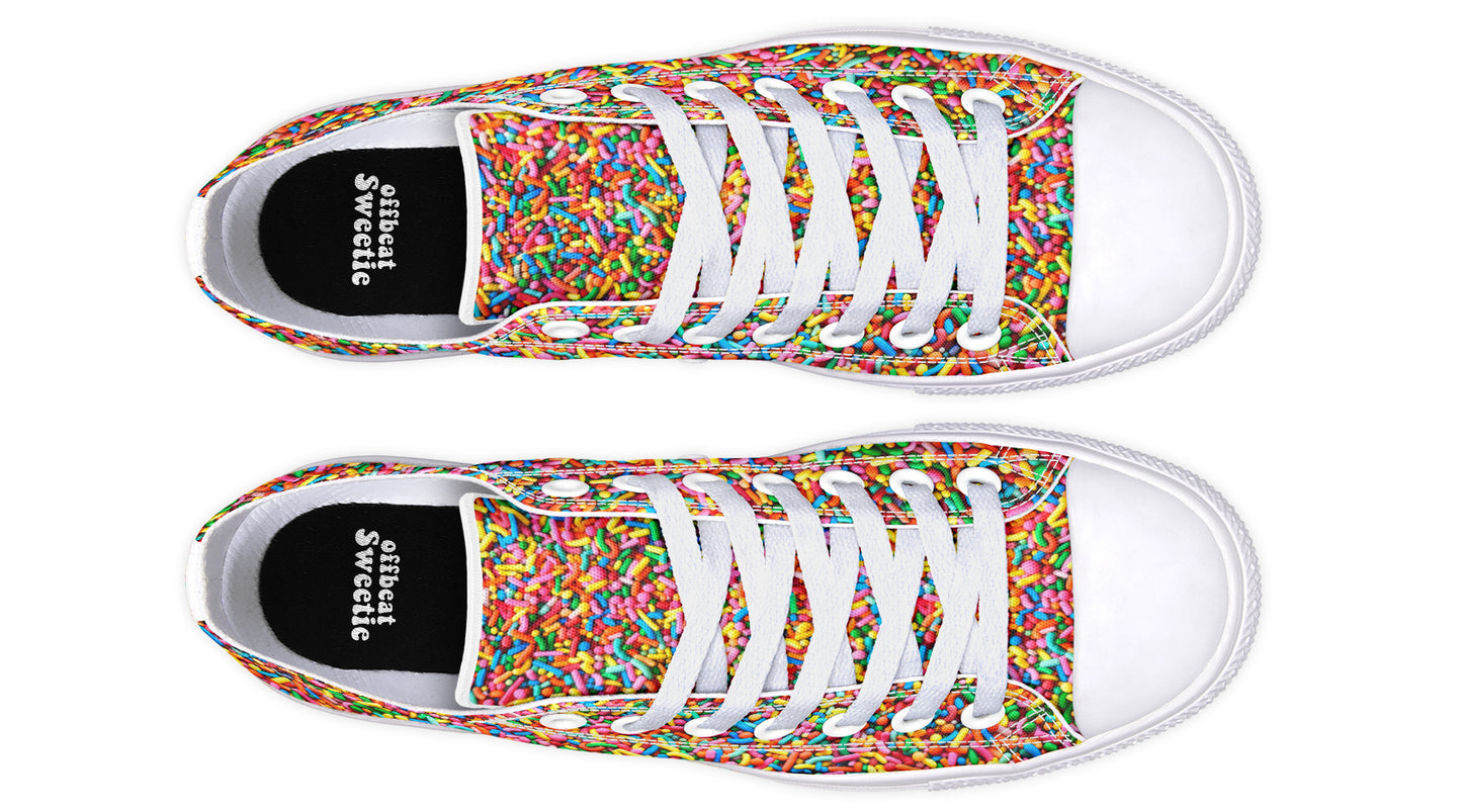 Rainbow Sprinkles Low Tops