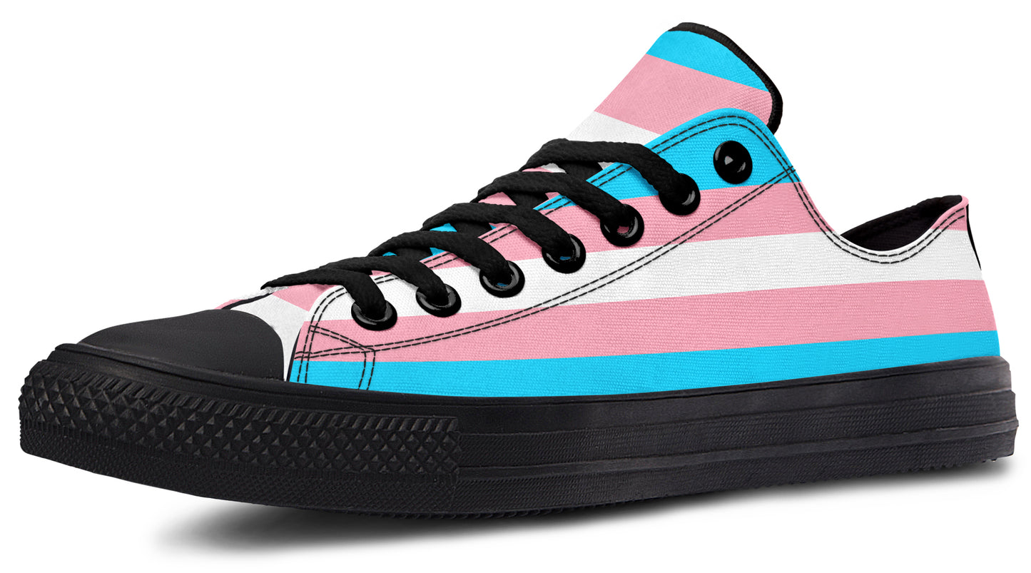 Trans Flag Low Tops