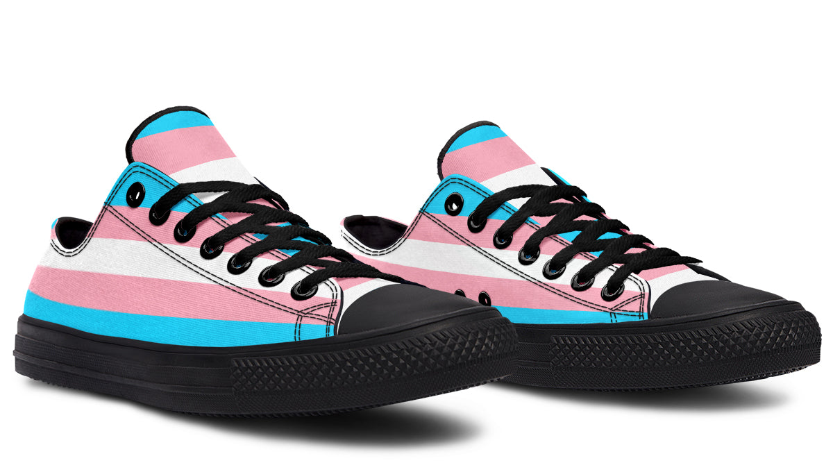 Trans Flag Low Tops