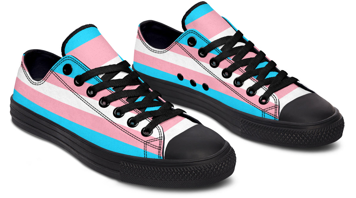 Trans Flag Low Tops