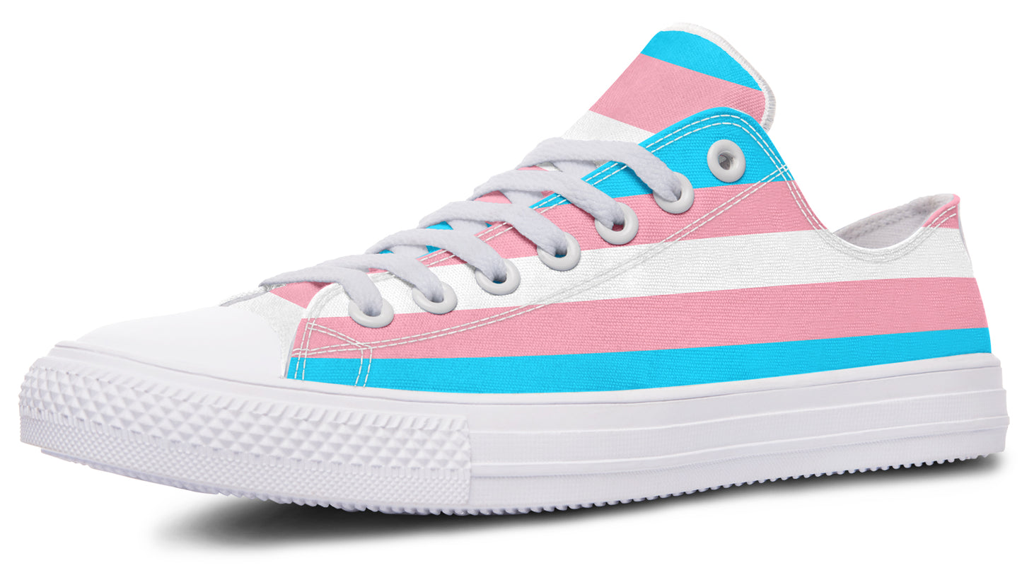 Trans Flag Low Tops