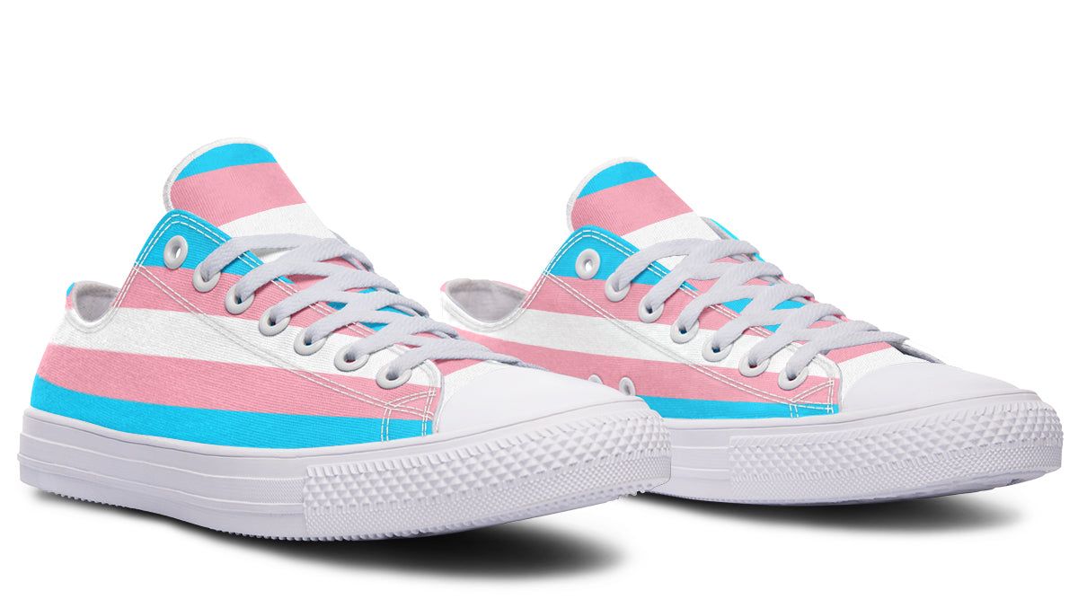 Trans Flag Low Tops