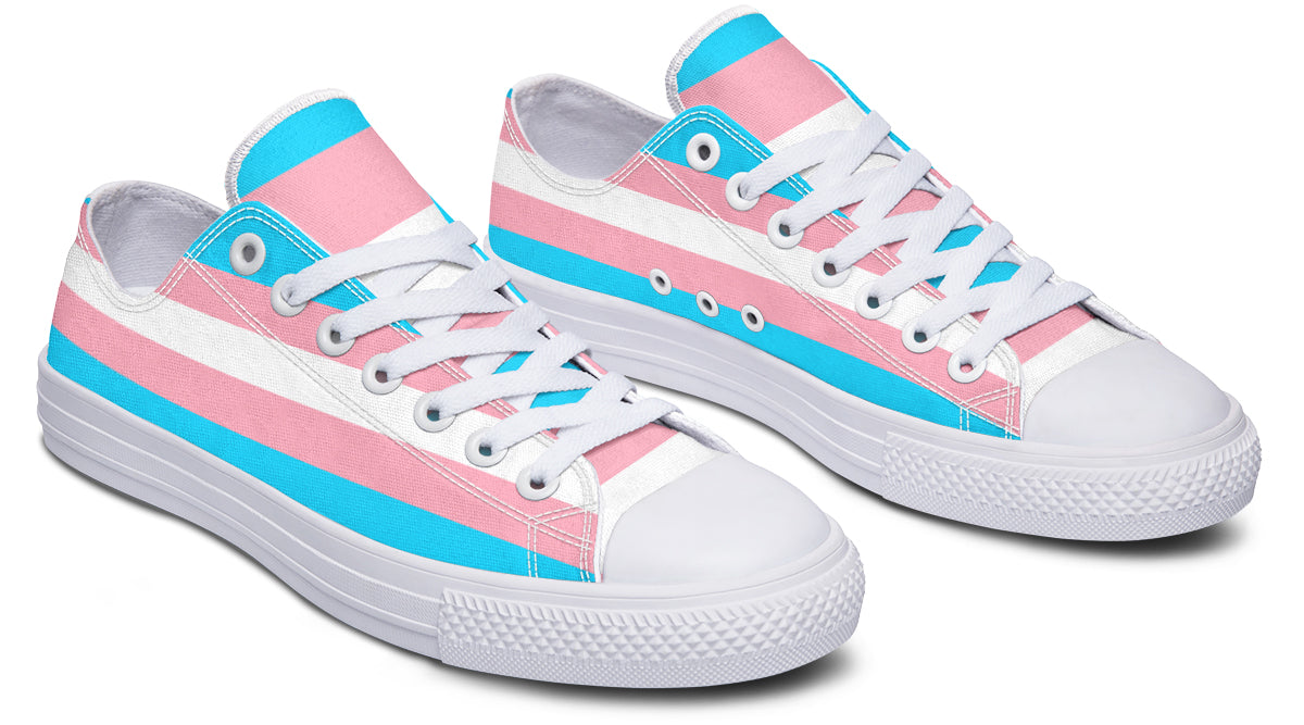 Trans Flag Low Tops