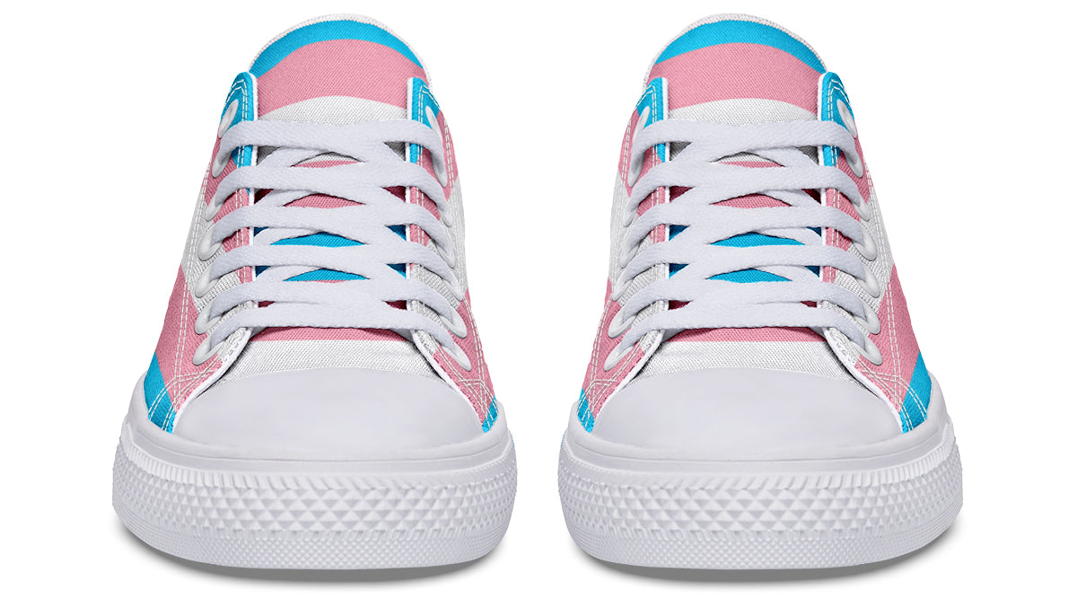 Trans Flag Low Tops