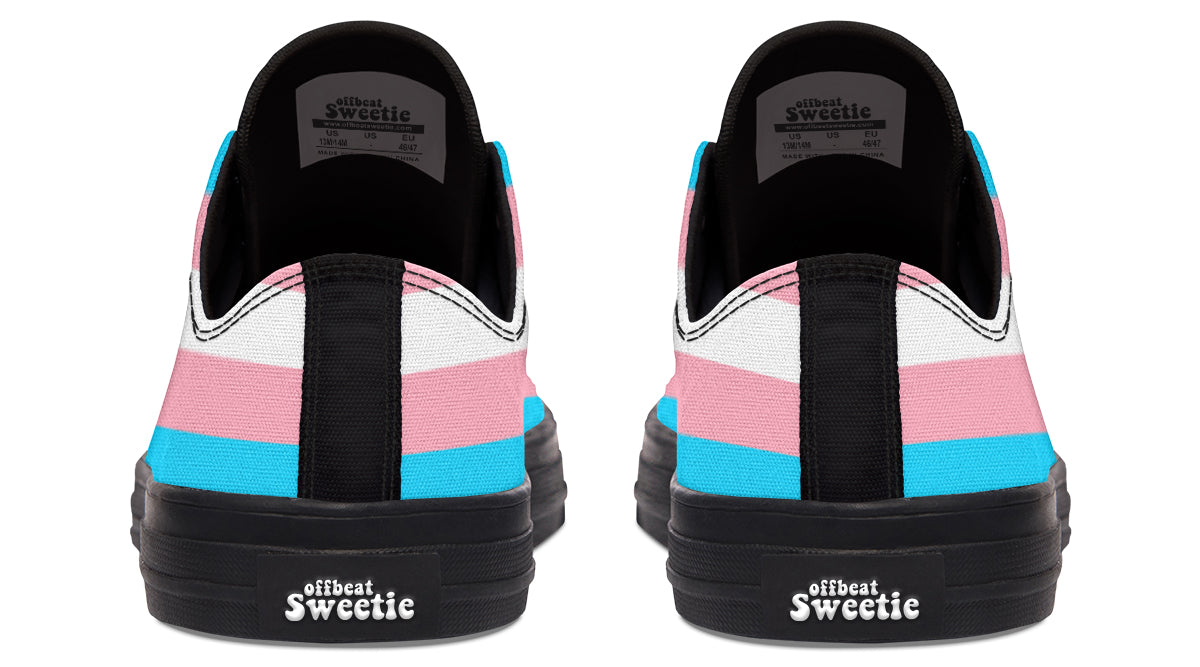 Trans Flag Low Tops