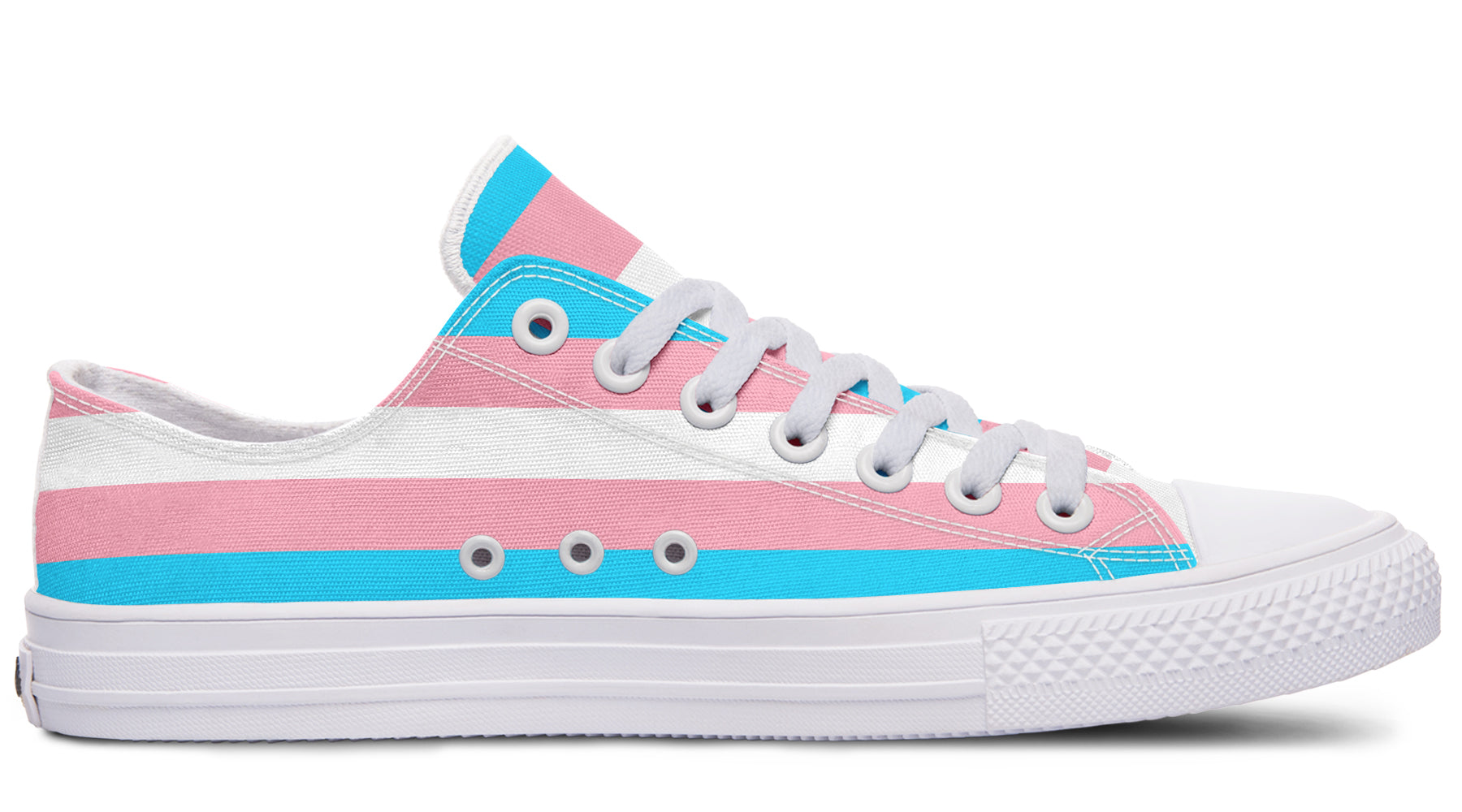 Trans Flag Low Tops