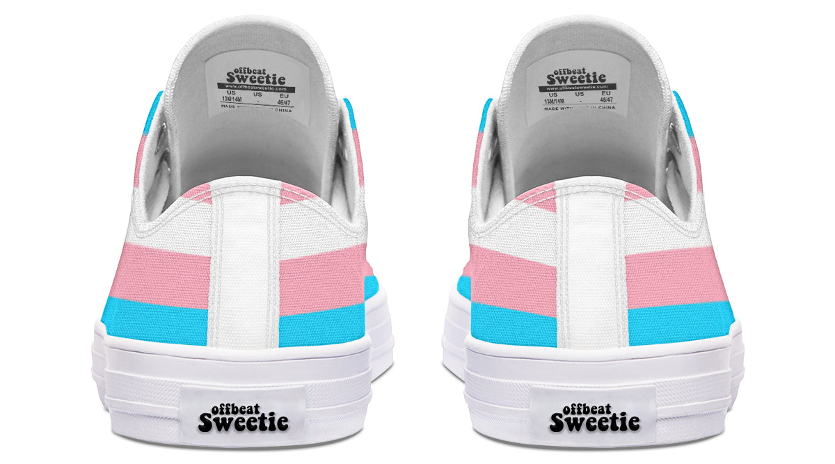 Trans Flag Low Tops