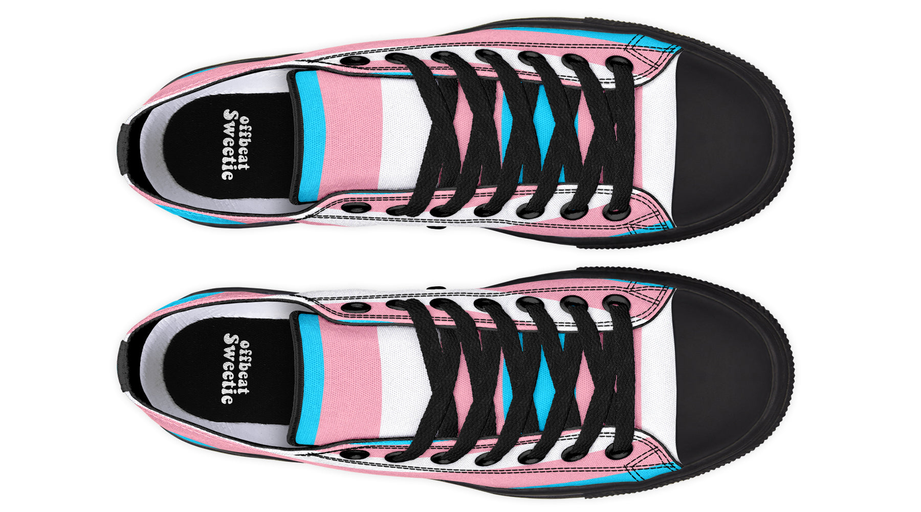 Trans Flag Low Tops