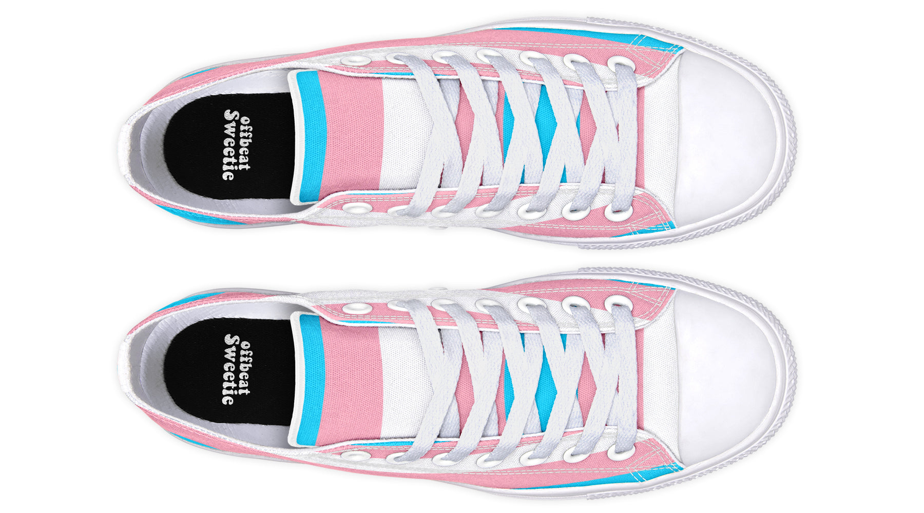 Trans Flag Low Tops