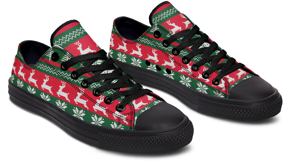 Ugly Christmas Low Tops