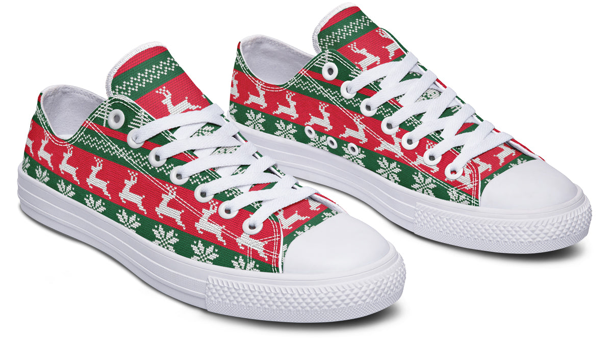 Ugly Christmas Low Tops