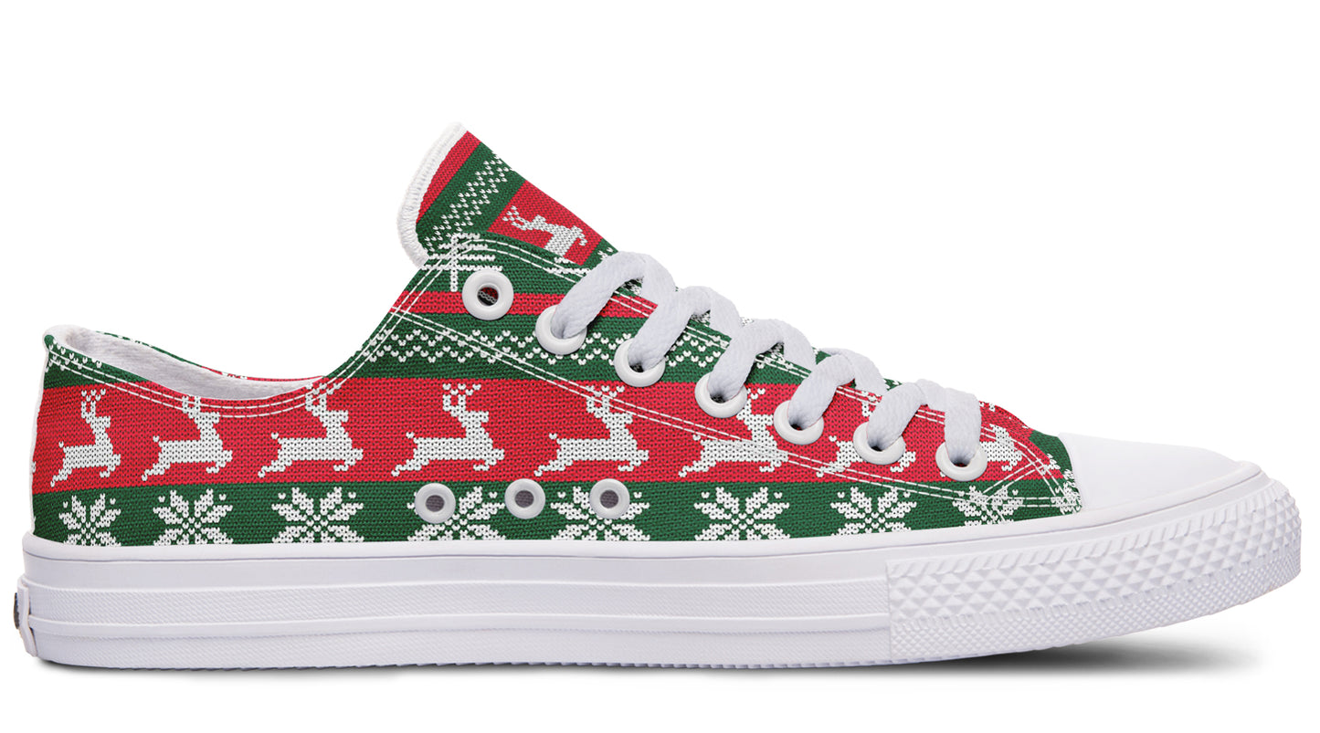 Ugly Christmas Low Tops