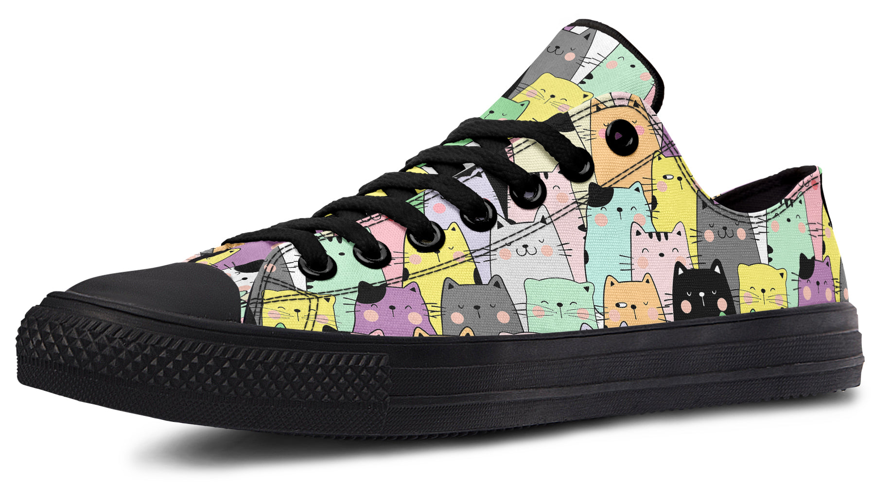 You've Got To Be Kitten Me Low Tops