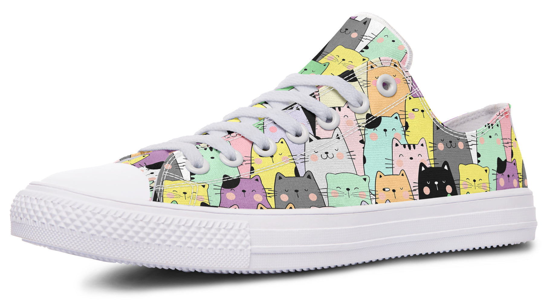 You've Got To Be Kitten Me Low Tops