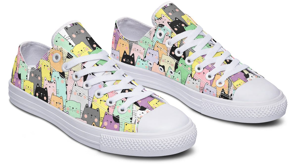 You've Got To Be Kitten Me Low Tops