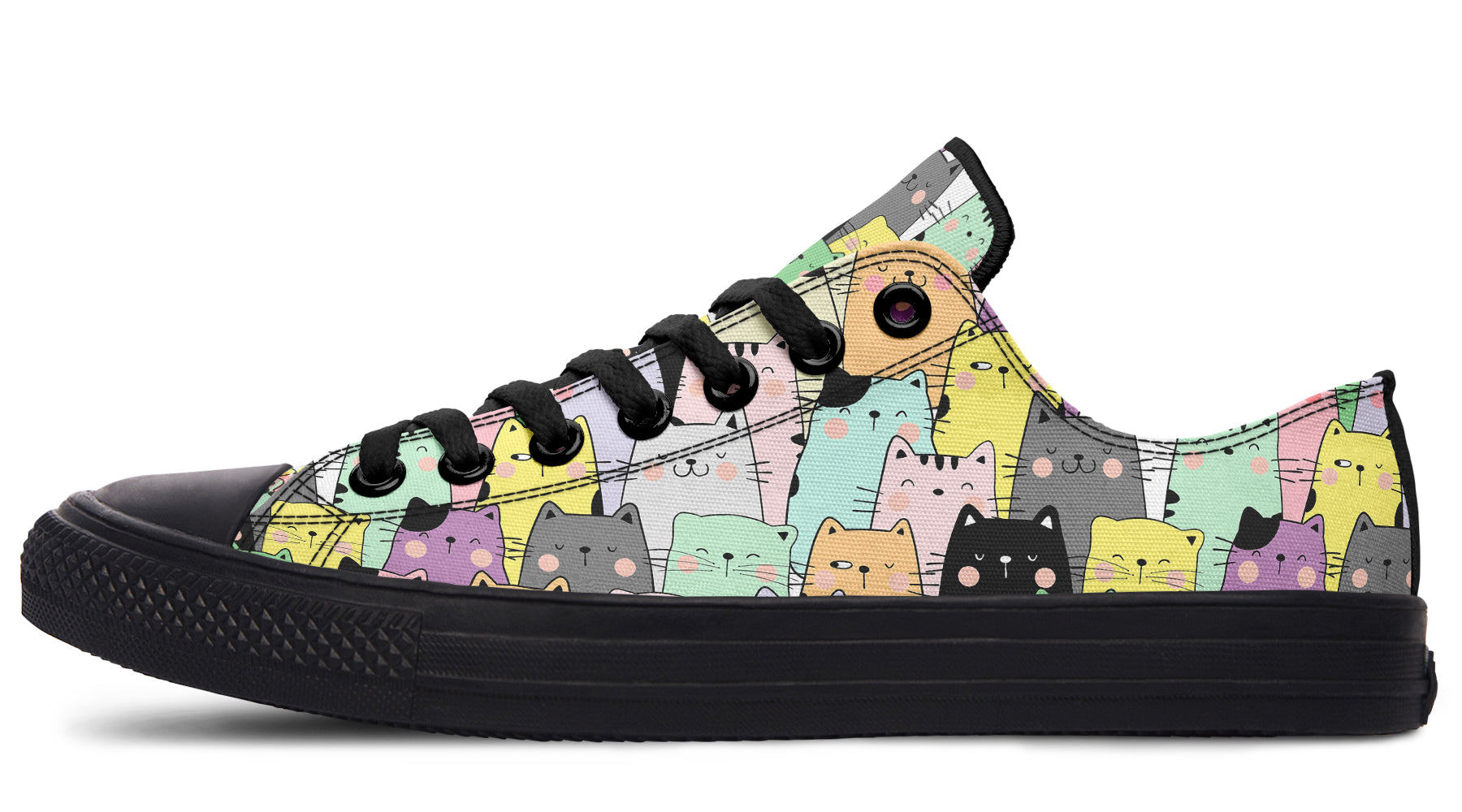 You've Got To Be Kitten Me Low Tops