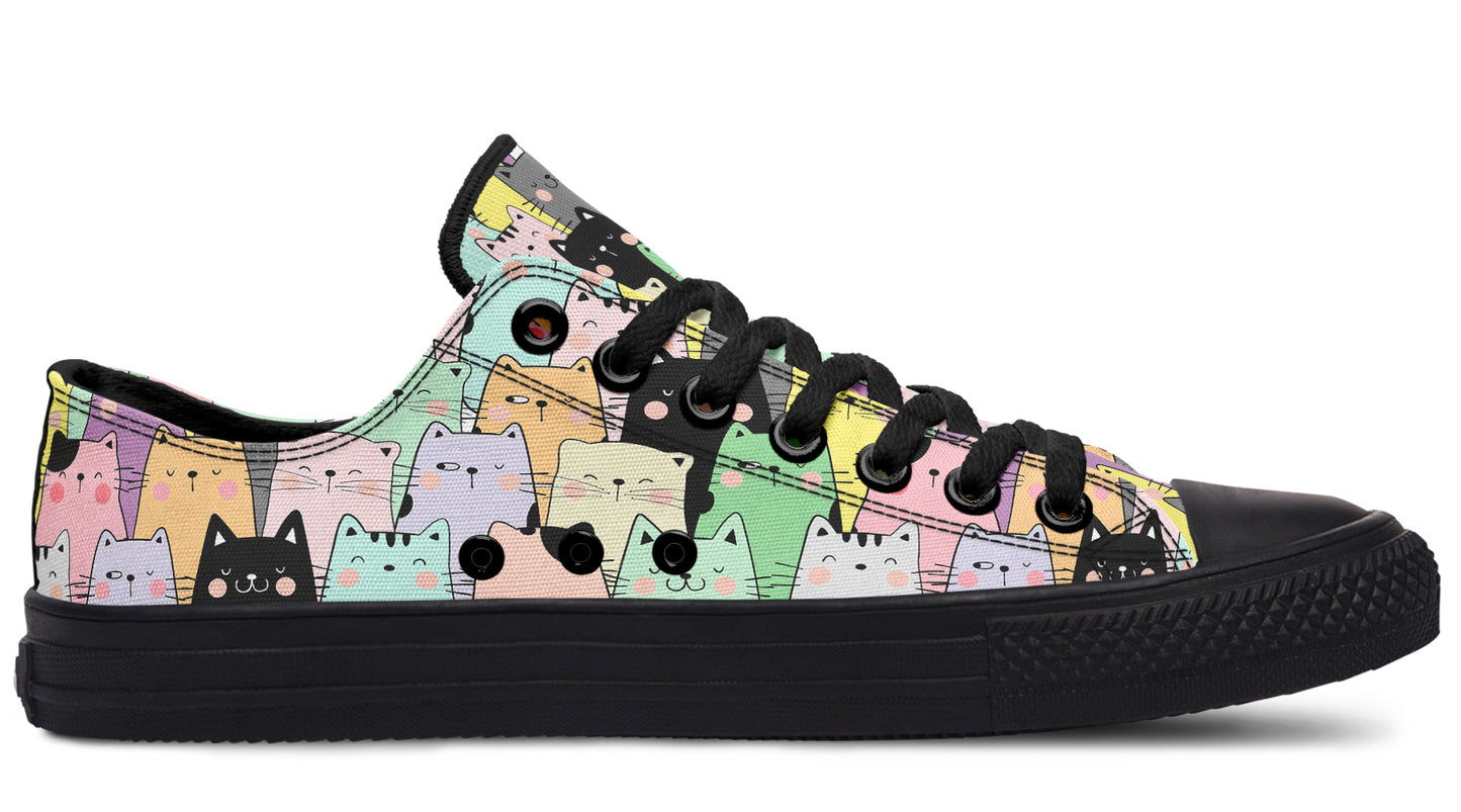 You've Got To Be Kitten Me Low Tops