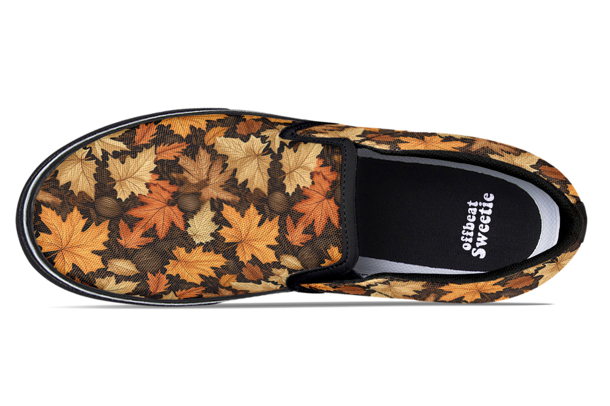 Autumn Leaves Slip Ons